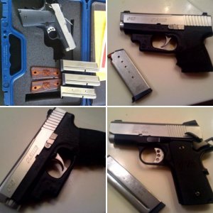 various pistols