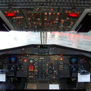 Cockpit of the aircraft I fly.