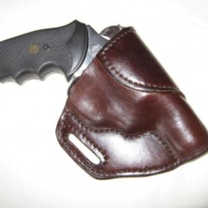 Handmade Leather Holster Front