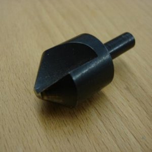 Crimp removal tool (countersink bit with tip ground off)
