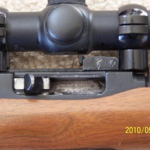 Marlin 989 M2 - Scope / Sights / Action close up