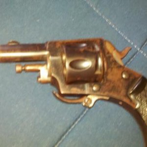 A revolver my grandfather handed down to me before he passed away.