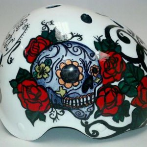 Right side of my helmet for roller derby