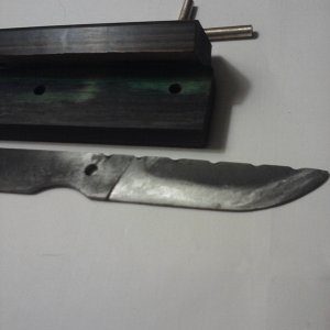 hand filed blade "belly"