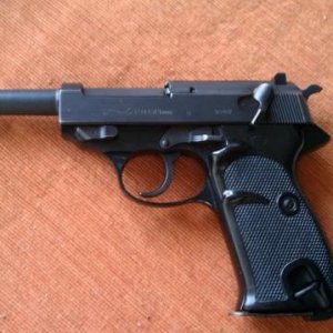 Walther P38

Alloy frame, made in the 60's. My all-time favorite thing to shoot.