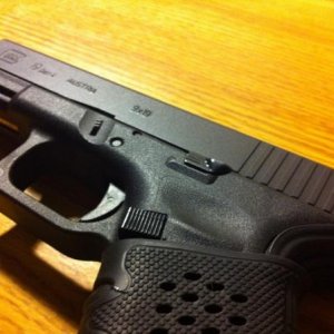 With Grip Force Adapter and Pachmayr Grip
http://gripforceproducts.com/
http://www.pachmayr.com