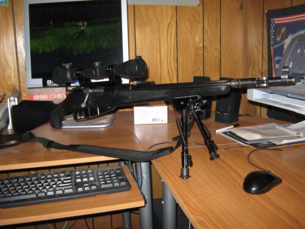 M44 with ATI stock and scope mount