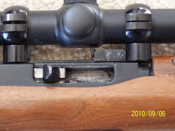 Marlin 989 M2 - Scope / Sights / Action close up