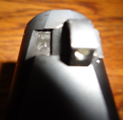 R51       #23
front sight - top view
