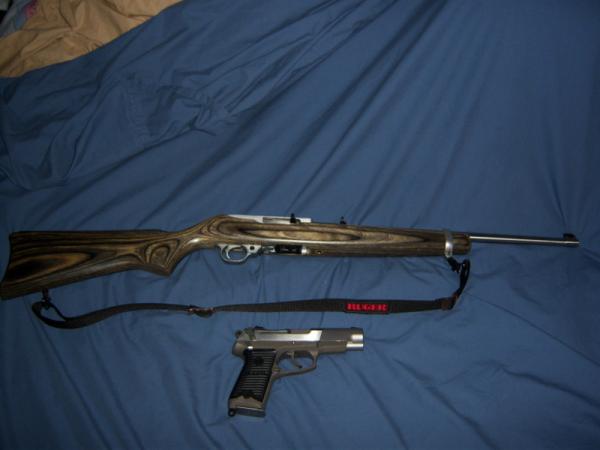 Ruger 10 22 and P85