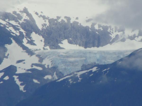 This was taken from our balcony from our room on the ship it is glacier in Alaska, Last june 2008