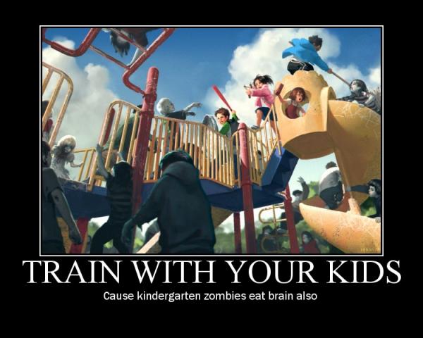 Train with your kids